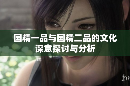 国精一品与国精二品的文化深意探讨与分析