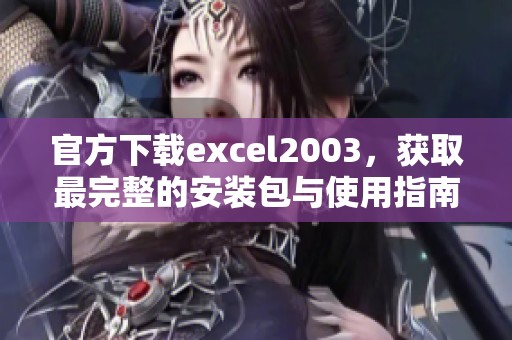 官方下载excel2003，获取最完整的安装包与使用指南