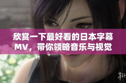 欣赏一下最好看的日本字幕MV，带你领略音乐与视觉的完美结合