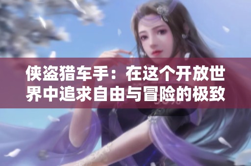 侠盗猎车手：在这个开放世界中追求自由与冒险的极致体验