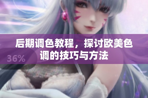 后期调色教程，探讨欧美色调的技巧与方法