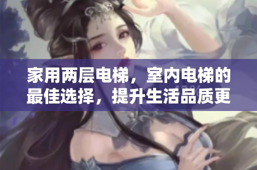 家用两层电梯，室内电梯的最佳选择，提升生活品质更加方便