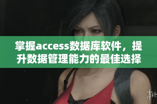 掌握access数据库软件，提升数据管理能力的最佳选择