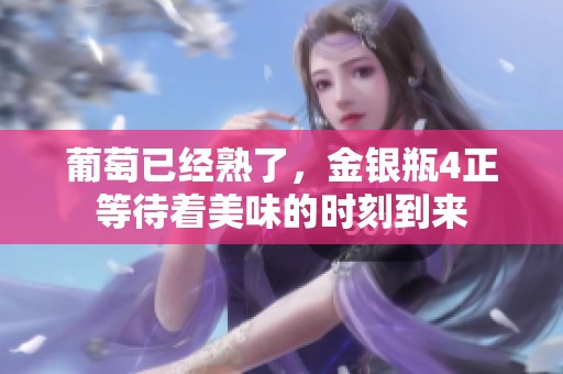 葡萄已经熟了，金银瓶4正等待着美味的时刻到来
