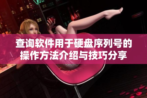 查询软件用于硬盘序列号的操作方法介绍与技巧分享