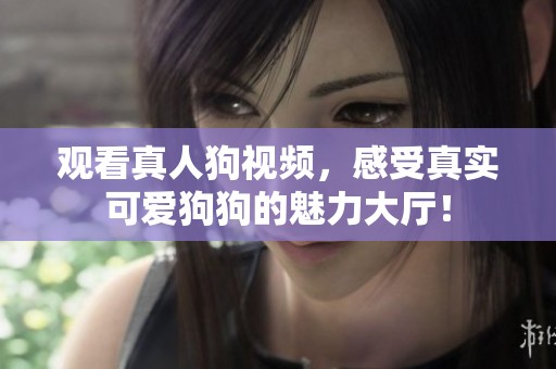 观看真人狗视频，感受真实可爱狗狗的魅力大厅！