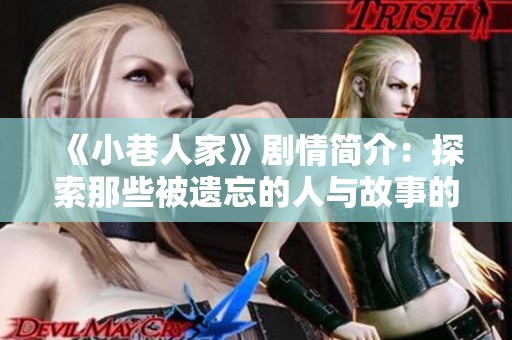 《小巷人家》剧情简介：探索那些被遗忘的人与故事的点滴温暖
