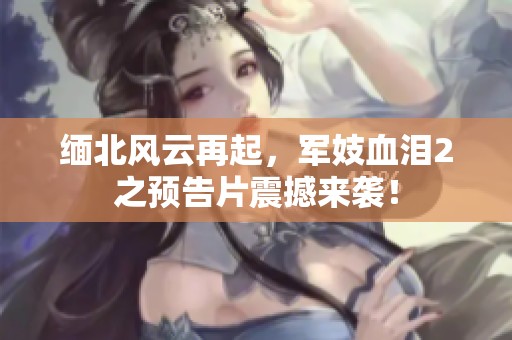 缅北风云再起，军妓血泪2之预告片震撼来袭！