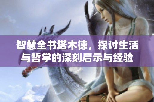 智慧全书塔木德，探讨生活与哲学的深刻启示与经验