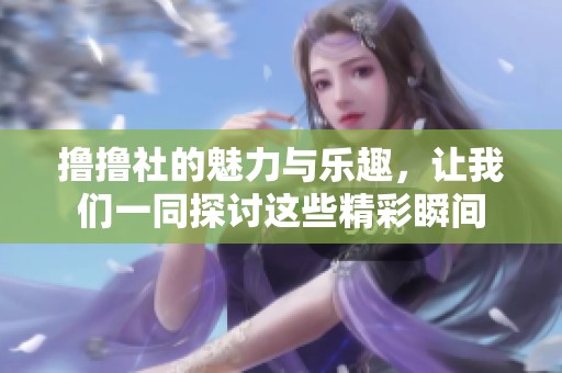 撸撸社的魅力与乐趣，让我们一同探讨这些精彩瞬间
