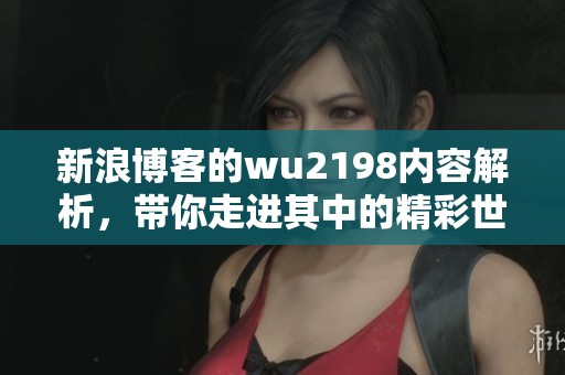 新浪博客的wu2198内容解析，带你走进其中的精彩世界