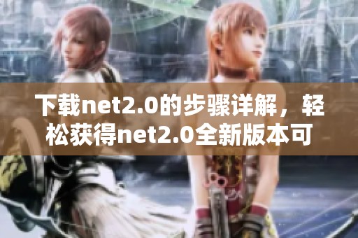 下载net2.0的步骤详解，轻松获得net2.0全新版本可行方案