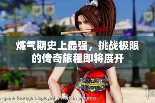 炼气期史上最强，挑战极限的传奇旅程即将展开
