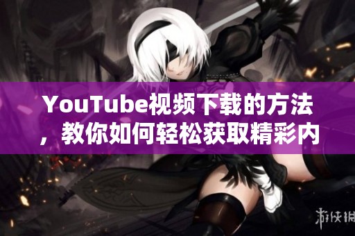 YouTube视频下载的方法，教你如何轻松获取精彩内容视频