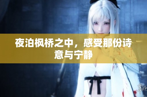 夜泊枫桥之中，感受那份诗意与宁静