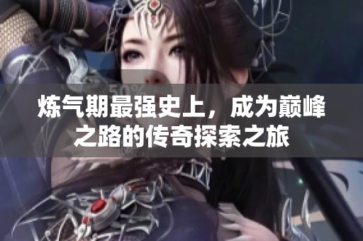 炼气期最强史上，成为巅峰之路的传奇探索之旅