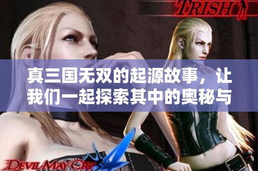 真三国无双的起源故事，让我们一起探索其中的奥秘与精彩内容。