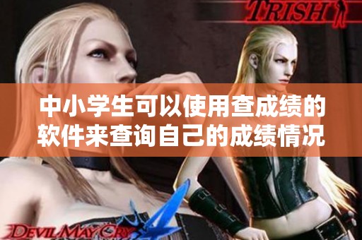 中小学生可以使用查成绩的软件来查询自己的成绩情况