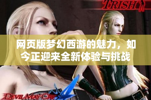 网页版梦幻西游的魅力，如今正迎来全新体验与挑战