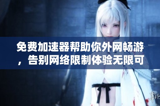 免费加速器帮助你外网畅游，告别网络限制体验无限可能