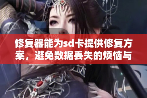 修复器能为sd卡提供修复方案，避免数据丢失的烦恼与风险