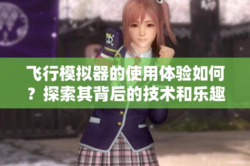飞行模拟器的使用体验如何？探索其背后的技术和乐趣。
