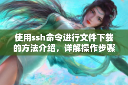 使用ssh命令进行文件下载的方法介绍，详解操作步骤与注意事项