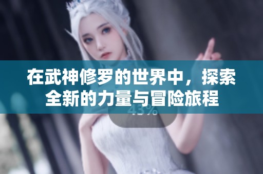 在武神修罗的世界中，探索全新的力量与冒险旅程