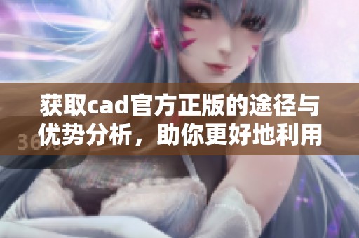 获取cad官方正版的途径与优势分析，助你更好地利用设计软件