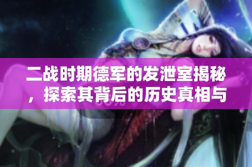 二战时期德军的发泄室揭秘，探索其背后的历史真相与影响