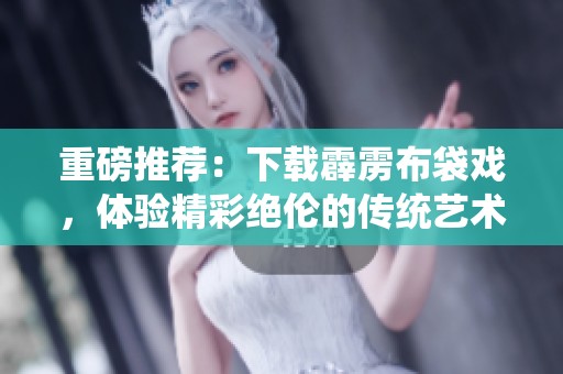 重磅推荐：下载霹雳布袋戏，体验精彩绝伦的传统艺术之美