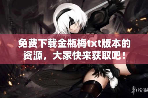 免费下载金瓶梅txt版本的资源，大家快来获取吧！