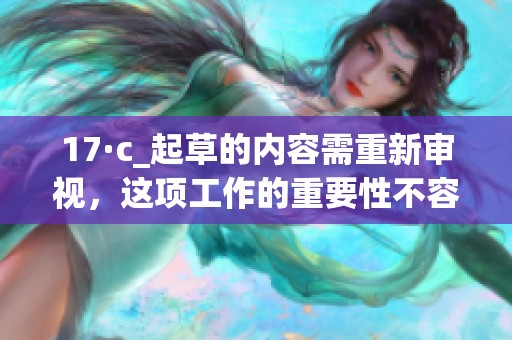17·c_起草的内容需重新审视，这项工作的重要性不容忽视。