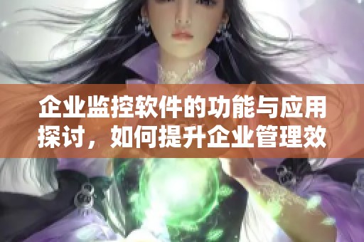 企业监控软件的功能与应用探讨，如何提升企业管理效率