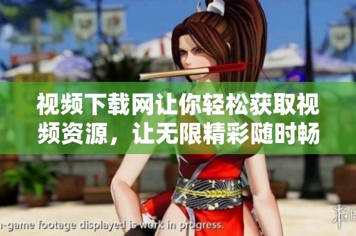 视频下载网让你轻松获取视频资源，让无限精彩随时畅享下载体验
