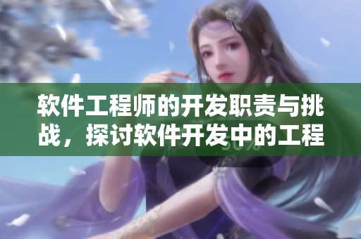 软件工程师的开发职责与挑战，探讨软件开发中的工程师角色