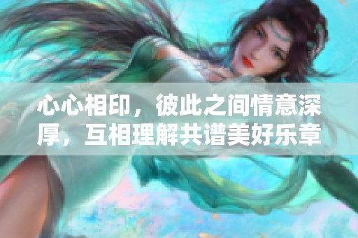 心心相印，彼此之间情意深厚，互相理解共谱美好乐章