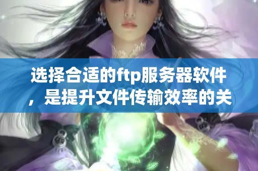 选择合适的ftp服务器软件，是提升文件传输效率的关键所在