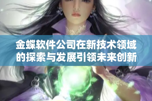 金蝶软件公司在新技术领域的探索与发展引领未来创新之路