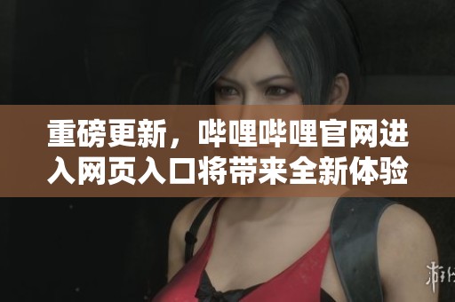 重磅更新，哔哩哔哩官网进入网页入口将带来全新体验