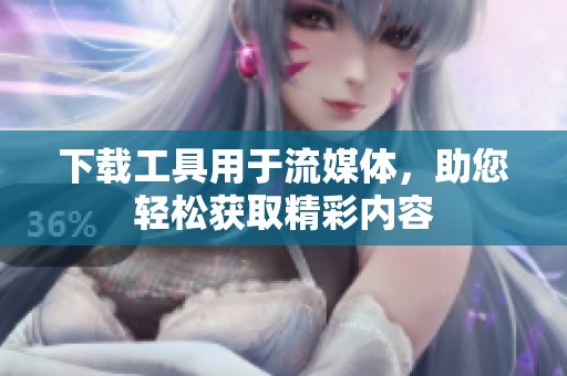 下载工具用于流媒体，助您轻松获取精彩内容