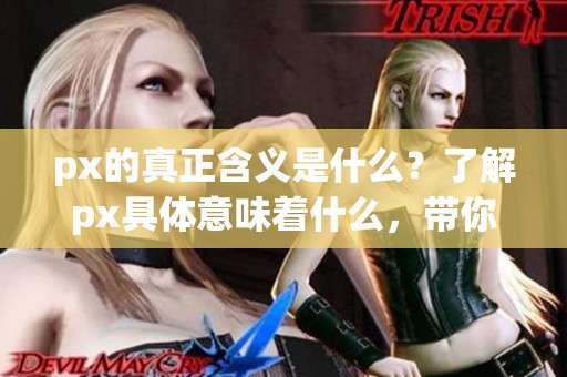 px的真正含义是什么？了解px具体意味着什么，带你深入解析。