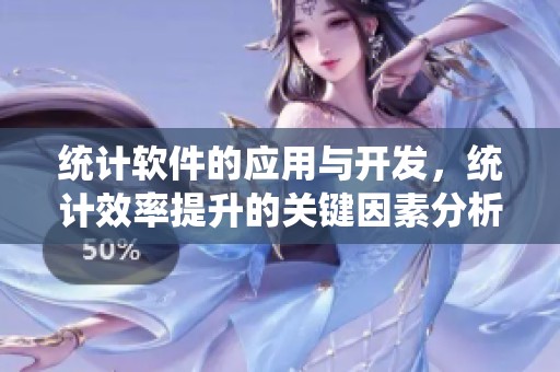 统计软件的应用与开发，统计效率提升的关键因素分析