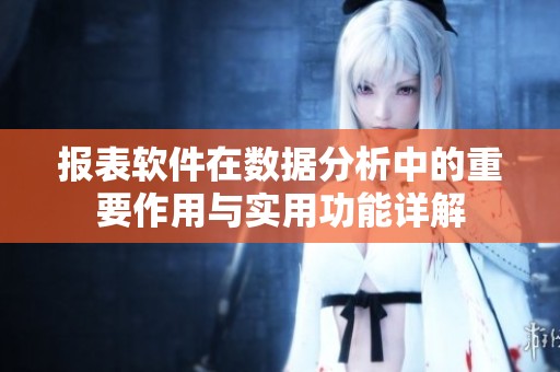 报表软件在数据分析中的重要作用与实用功能详解