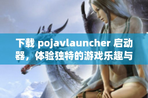 下载 poj**launcher 启动器，体验独特的游戏乐趣与创新功能