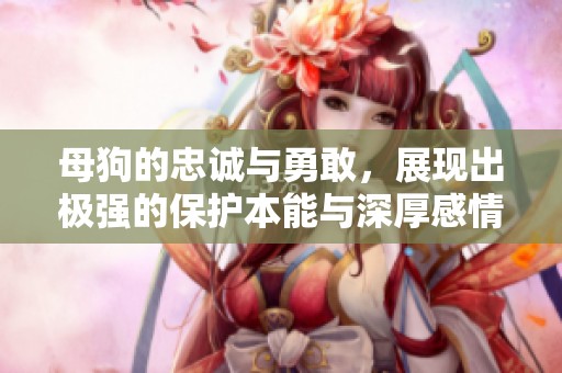 母狗的忠诚与勇敢，展现出极强的保护本能与深厚感情