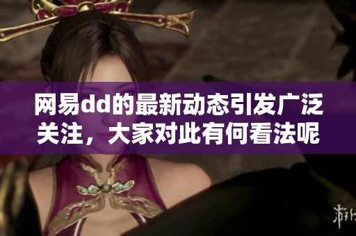 网易dd的最新动态引发广泛关注，大家对此有何看法呢