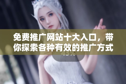 免费推广网站十大入口，带你探索各种有效的推广方式与途径