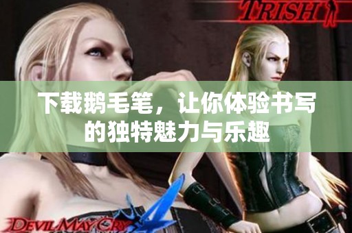 下载鹅毛笔，让你体验书写的独特魅力与乐趣