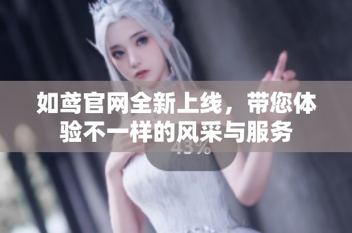 如鸢官网全新上线，带您体验不一样的风采与服务